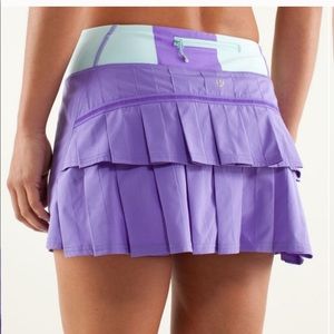 Lululemon Tennis Skirt Pace Setter Power Purple